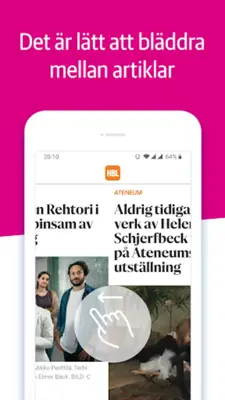 HBL Nyheter android App screenshot 1