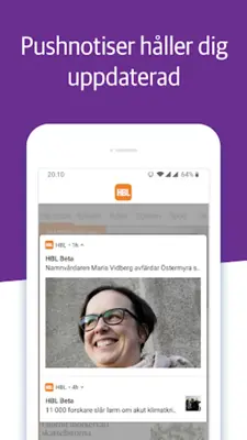 HBL Nyheter android App screenshot 2