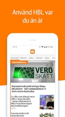 HBL Nyheter android App screenshot 4